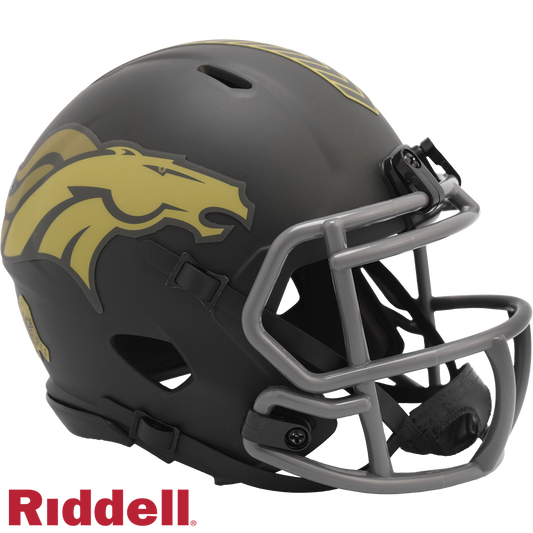 Denver Broncos Helmet Riddell Replica Mini Speed Style Salute To Service 2025