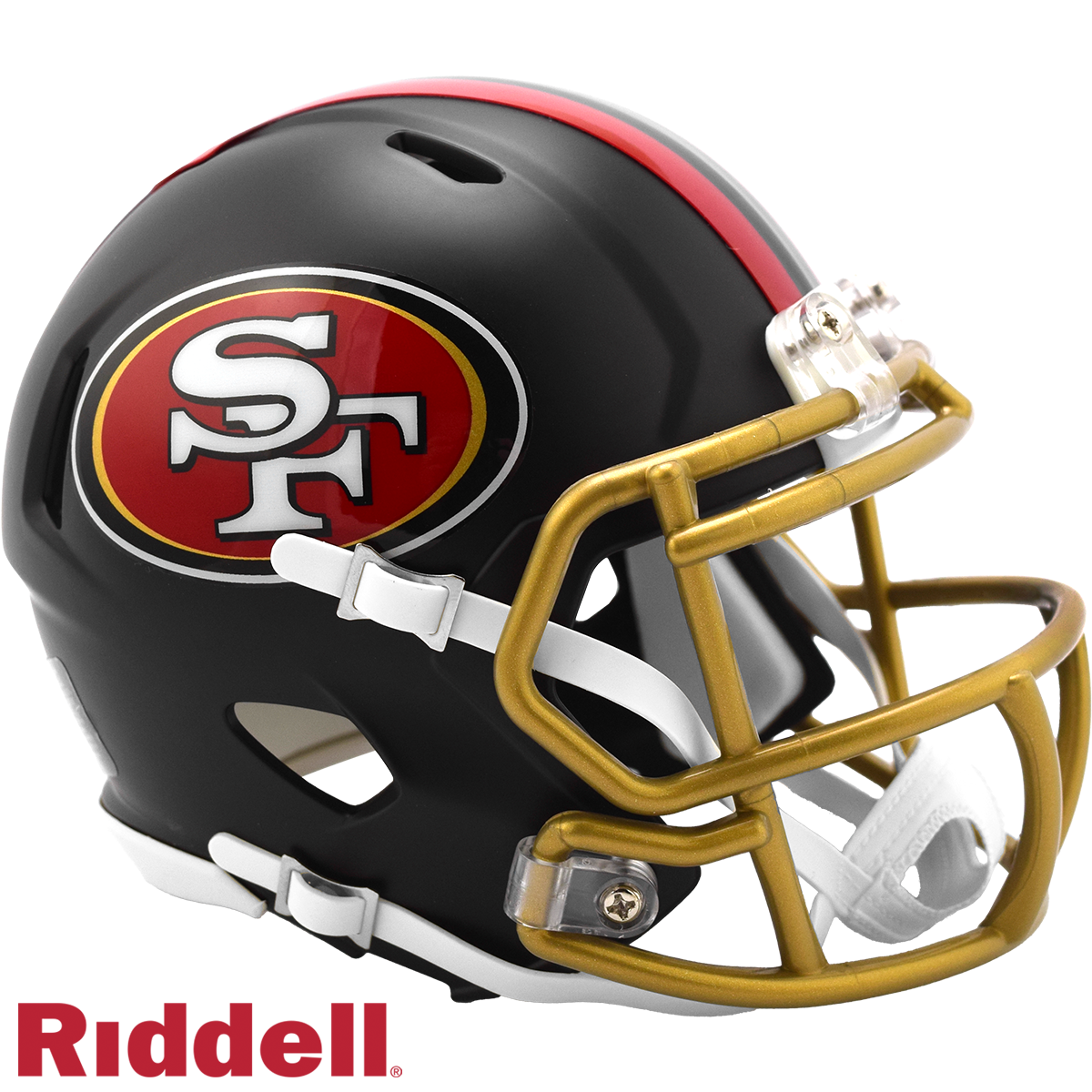 San Francisco 49ers Helmet Riddell Replica Mini Speed Style Rivalry Alternate 2025