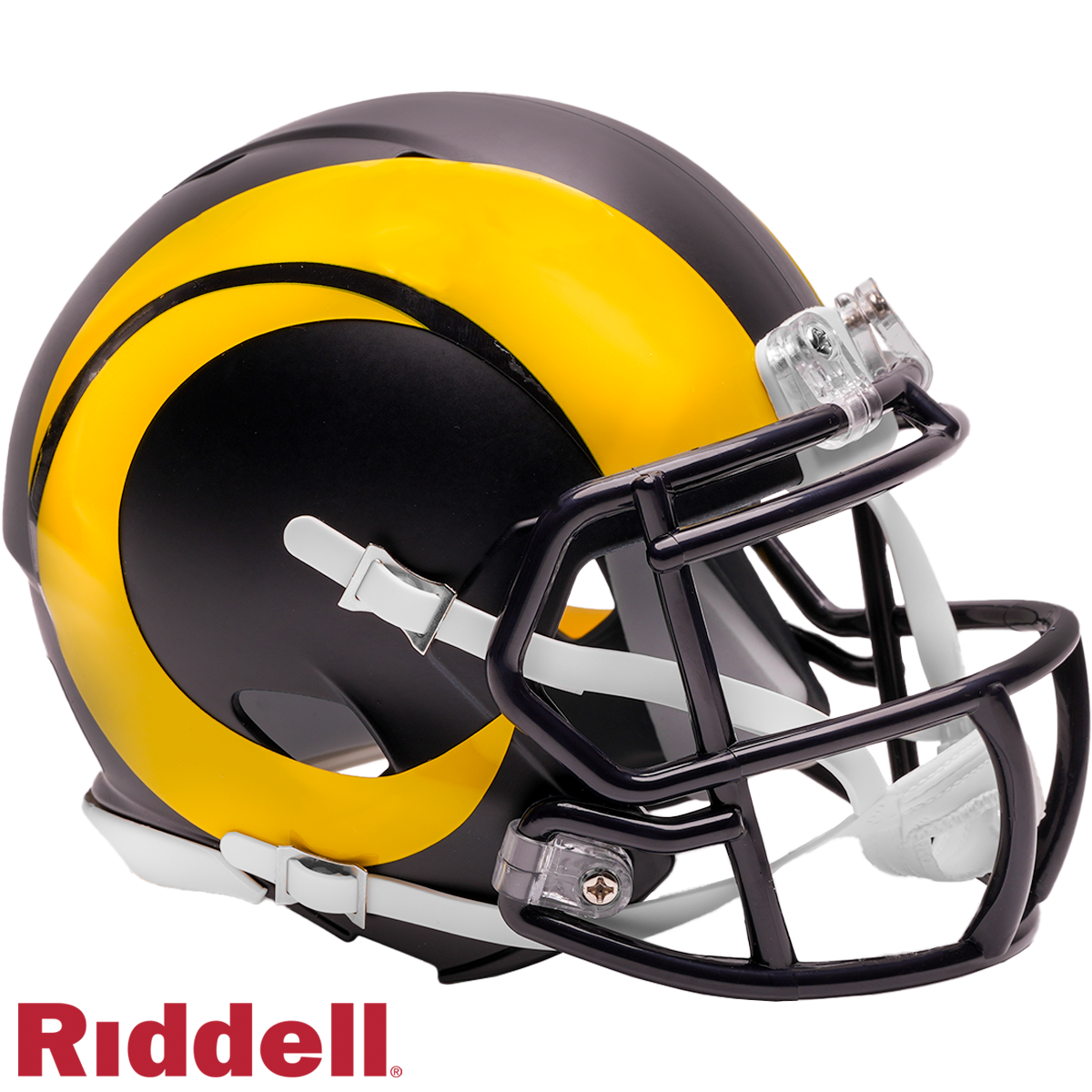 Los Angeles Rams Helmet Riddell Replica Mini Speed Style Rivalry Alternate 2025