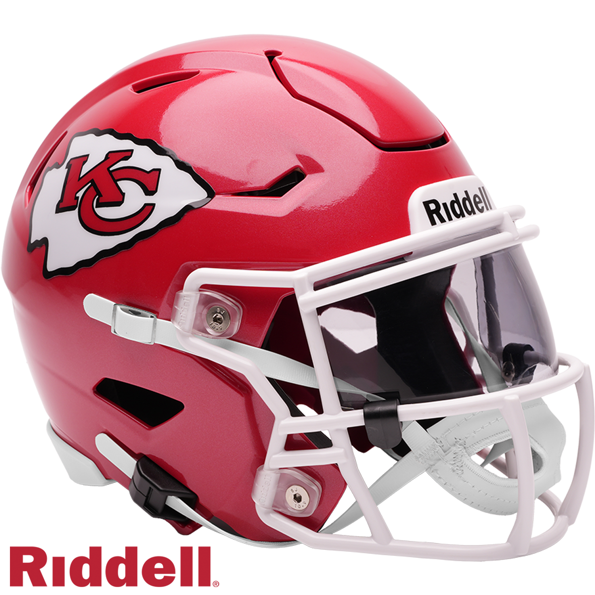 Kansas City Chiefs Helmet Riddell Replica Mid-Size MIDI SpeedFlex Style