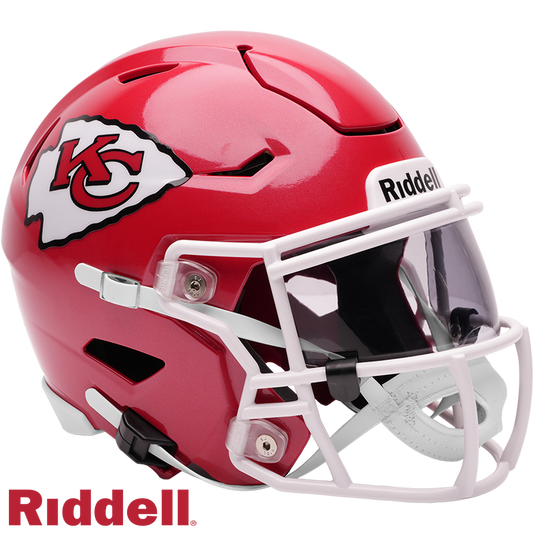 Kansas City Chiefs Helmet Riddell Replica Mid-Size MIDI SpeedFlex Style