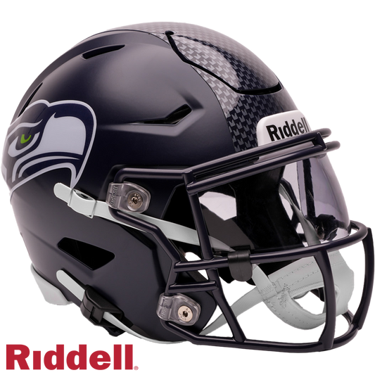 Seattle Seahawks Helmet Riddell Replica Mid-Size MIDI SpeedFlex Style