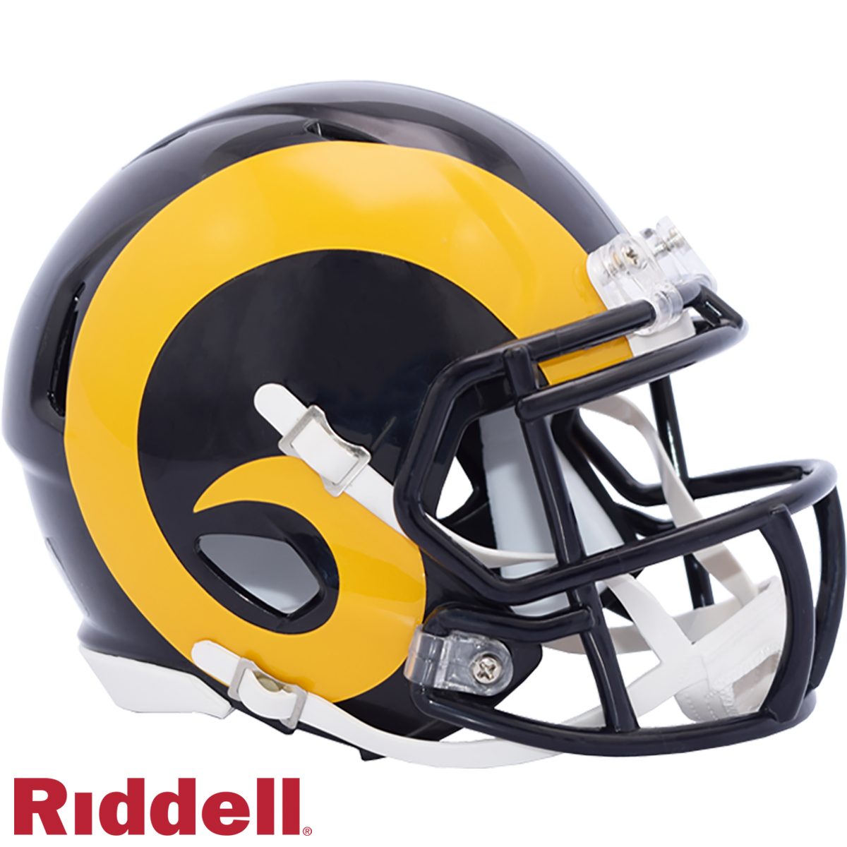 Los Angeles Rams Helmet Riddell Replica Mini Speed Style 1981-1999 T/B