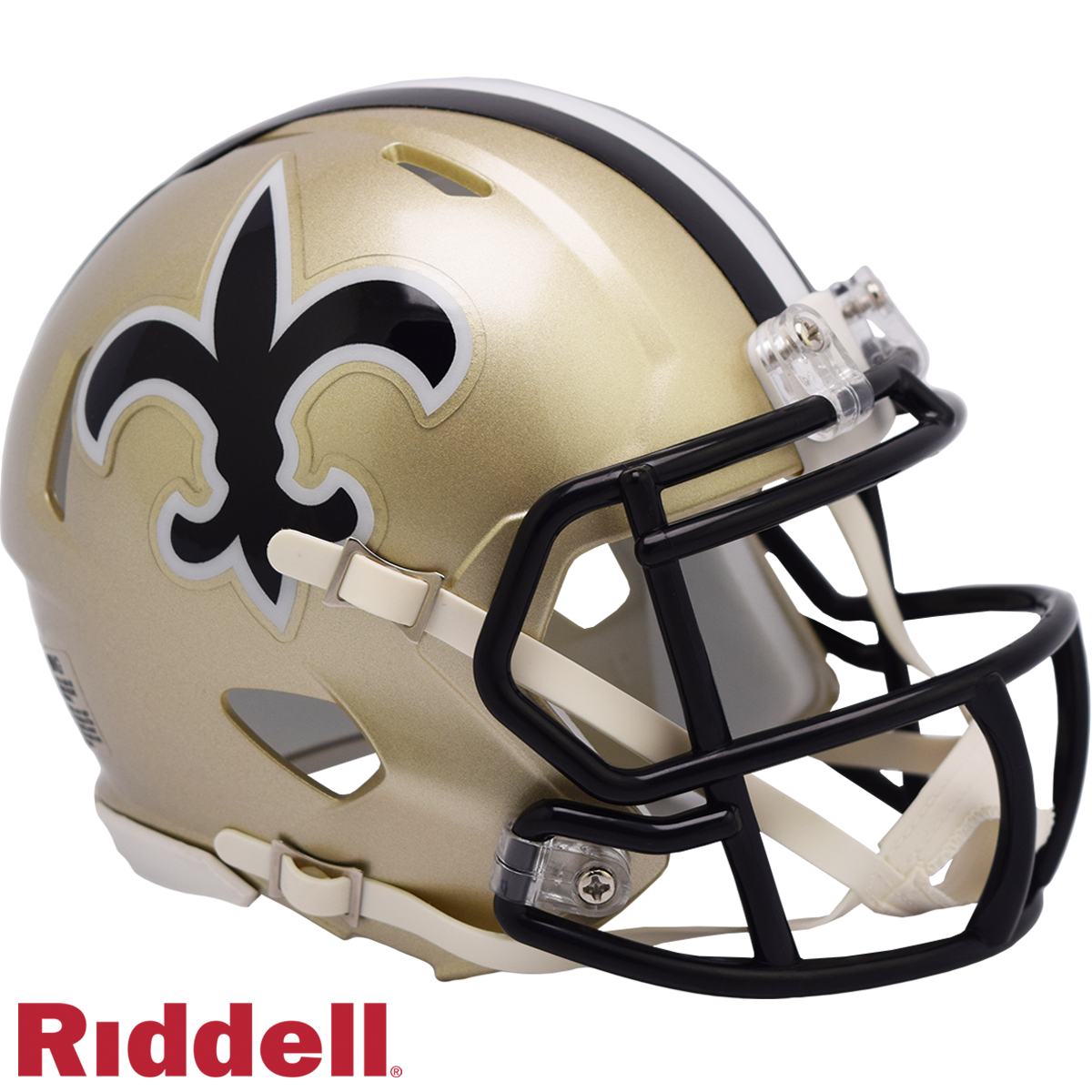 New Orleans Saints Helmet Riddell Replica Mini Speed Style 1976-1999 T/B
