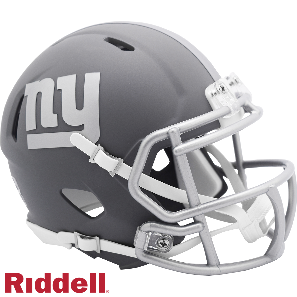 New York Giants Helmet Riddell Replica Mini Speed Style Slate Alternate