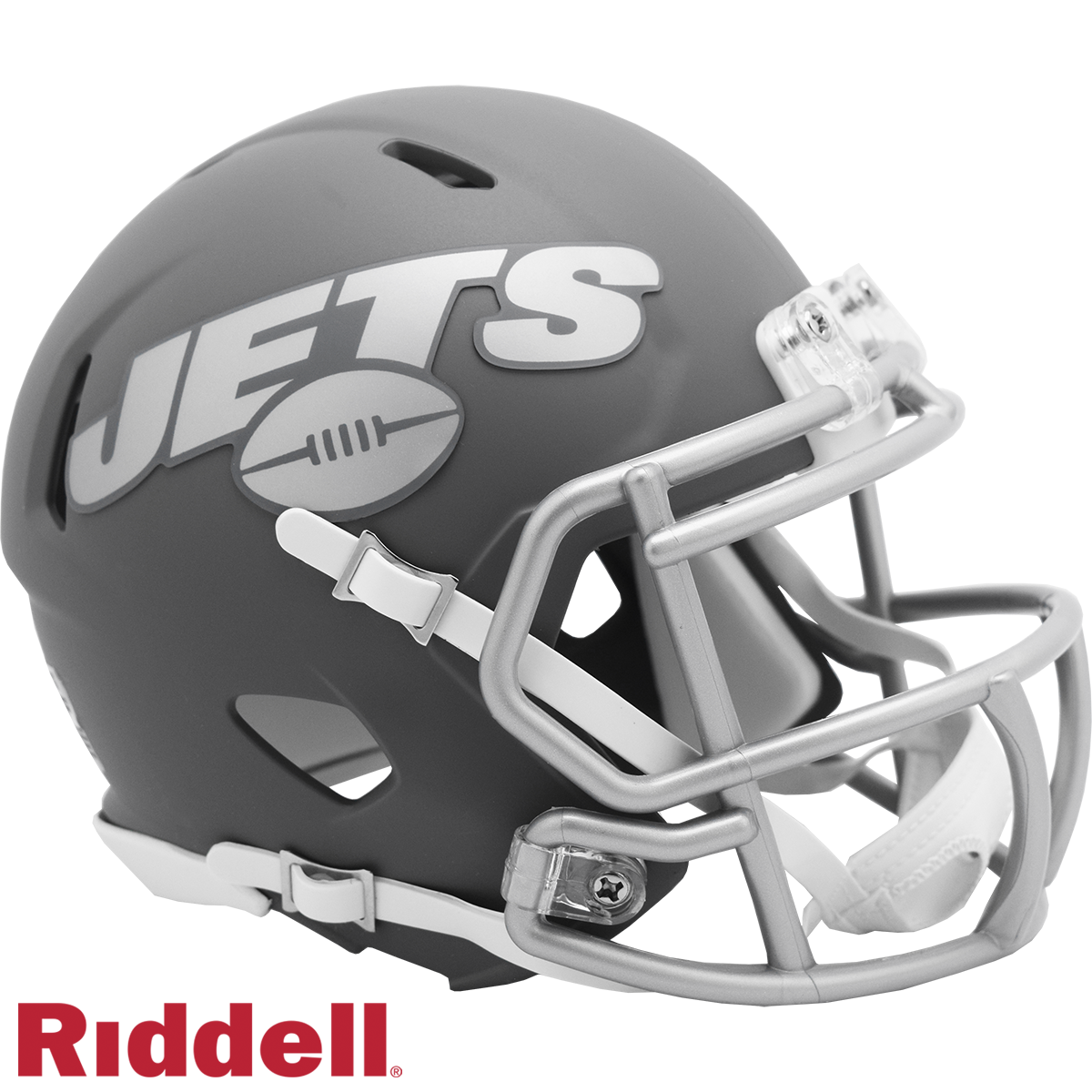 New York Jets Helmet Riddell Replica Mini Speed Style Slate Alternate