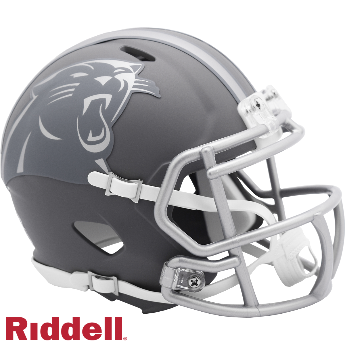 Carolina Panthers Helmet Riddell Replica Mini Speed Style Slate Alternate