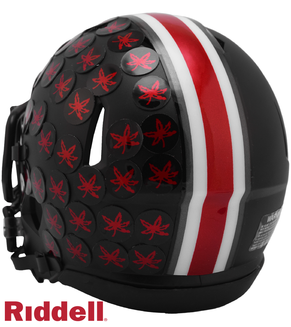 Ohio State Buckeyes Helmet Riddell Replica Mini Speed Style Black Alternate