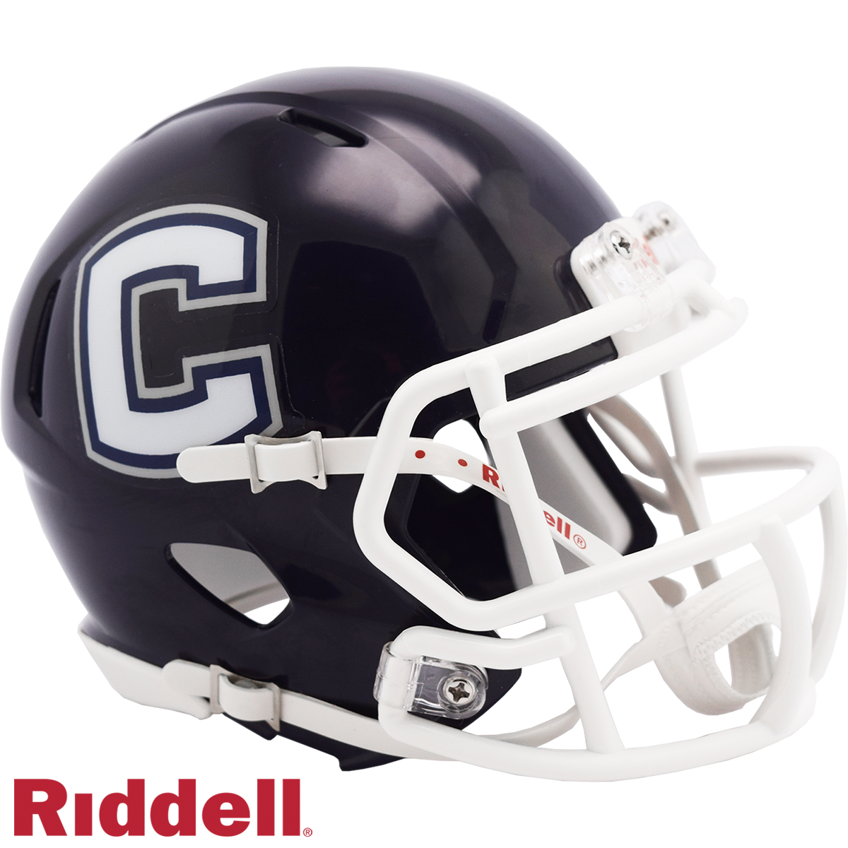 Connecticut Huskies Helmet Riddell Replica Mini Speed Style Block C
