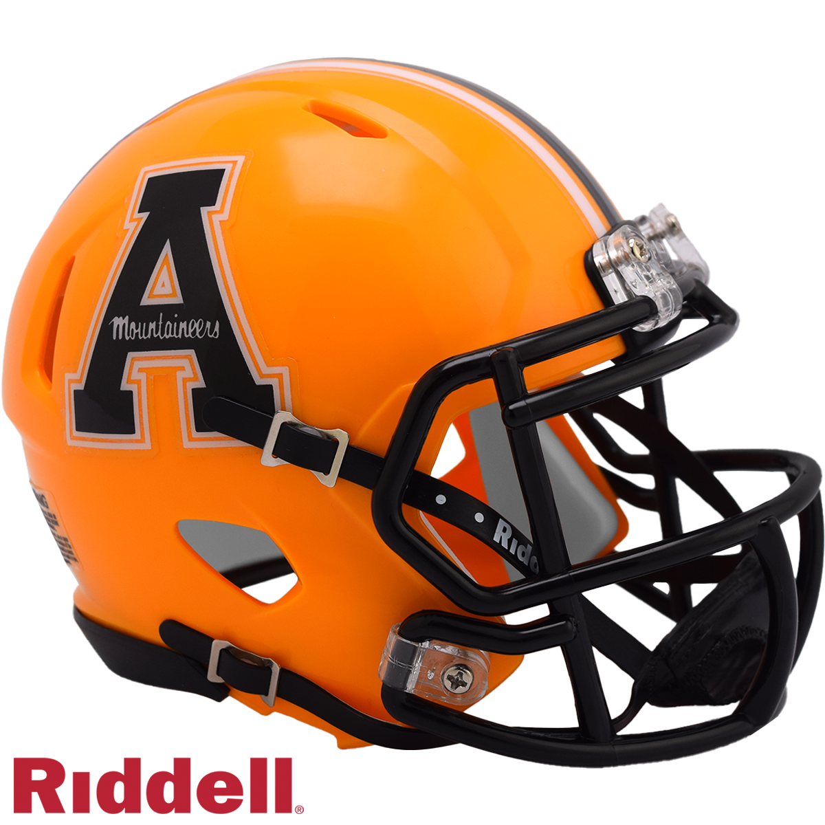 Appalachian State Mountaineers Helmet Riddell Replica Mini Speed Style Gold