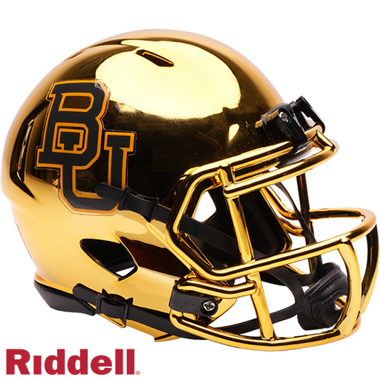 Baylor Bears Helmet Riddell Replica Mini Speed Style Chrome