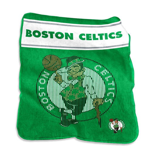 Boston Celtics Blanket 60x80 Raschel Throw