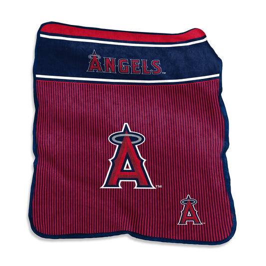 Los Angeles Angels Blanket 60x80 Raschel Throw
