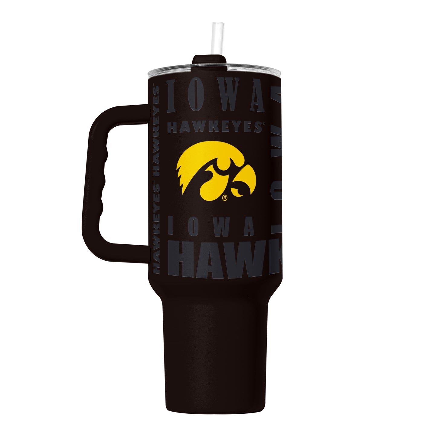 Iowa Hawkeyes Tumbler 40oz Powder Coat Replay