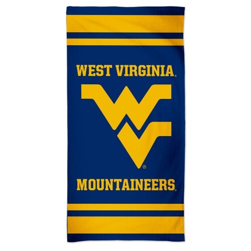 West Virginia Mountaineers Towel 30x60 Beach Style